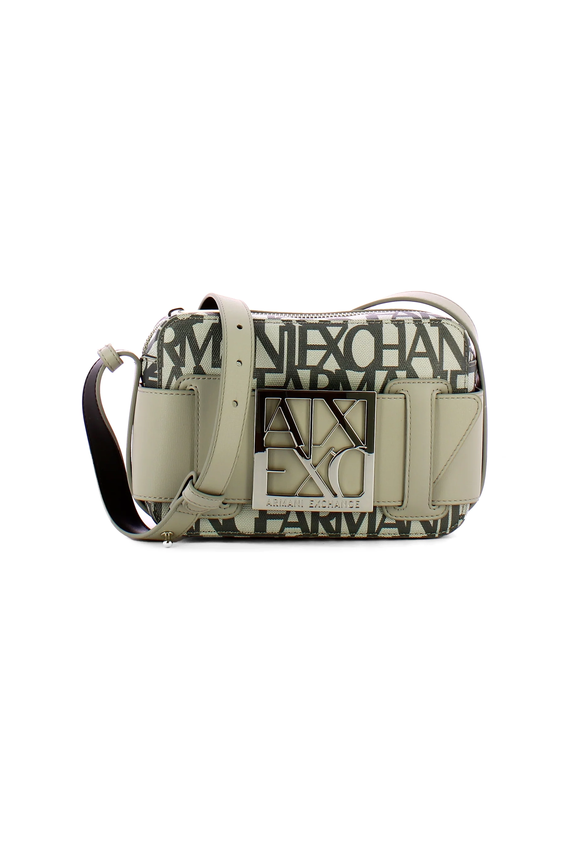 Kadın Armani Exchange CAMERA CASE Mini Omuz Çantası - Beyaz 