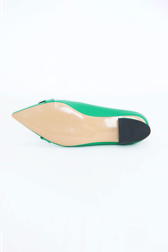 Kadın Babet Ayakkabı Z711600-Yeşil - Thumbnail