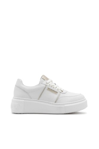 Kadın Baraga Lace-Up Bağçıklı Sneakers - Beyaz - Valentino
