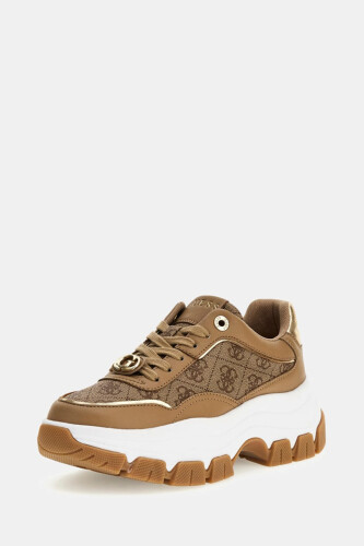 Kadın BERRETT SNEAKER Ayakakbı - Sütlü Kahve - Guess