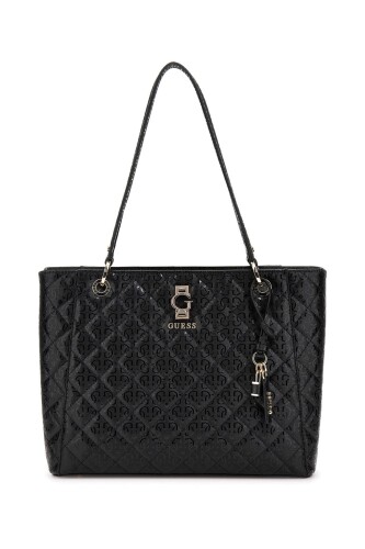 Kadın Bessey Noel Tote Omuz Çanta - Siyah - Guess