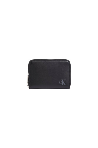 Kadın BLOCK MED ZIP AROUND Cüzdan-Siyah - Calvin Klein