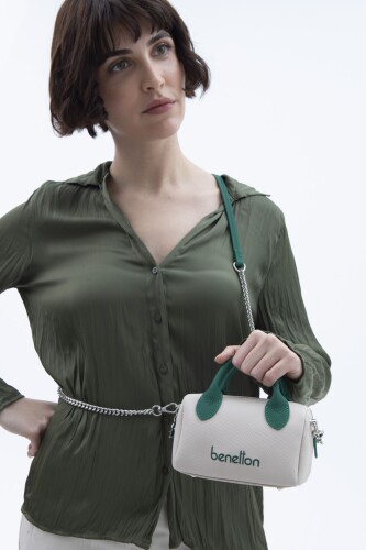 Kadın Bnt Mini Çapraz Çanta - Bej - Benetton