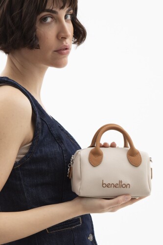 Kadın Bnt Mini Çapraz Çanta - Bej - Benetton