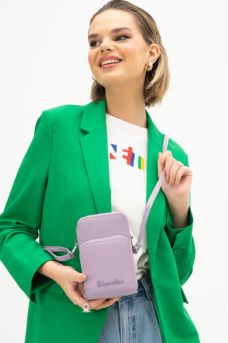 Kadın Bnt Telefon Çantası - Lila - Benetton