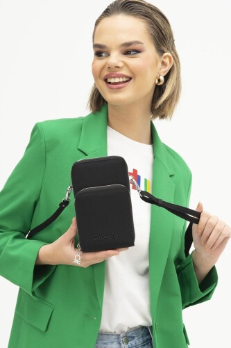 Kadın Bnt Telefon Çantası - Siyah - Benetton
