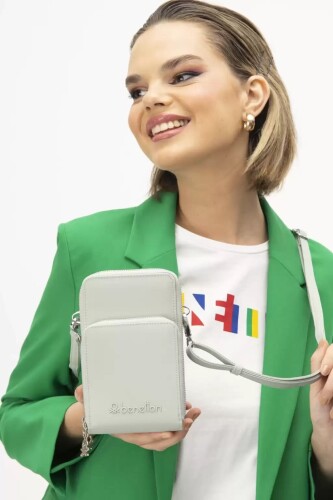 Kadın Bnt Telefon Çantası - Su Yeşili - Benetton