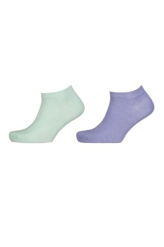 Kadın BNT-W24095 2 li Babet Çorap - Mix - BENETTON