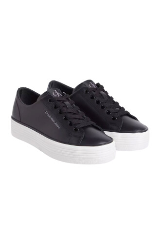 Kadın BOLD VULC FLATF LOW Sneaker Ayakkabı - Siyah / Beyaz - Calvin Klein