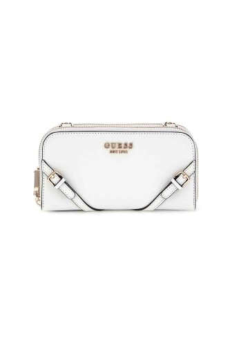 Kadın Bramine Çapraz Mini Omuz Çantası - Beyaz - Guess