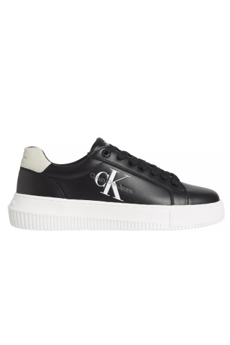 Kadın CHUNKY CUPSOLE LACEUP LTH ML MTL Sneaker-Siyah - Calvin Klein