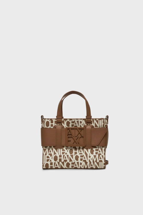 KADIN Çıkarılabilir Omuz Askılı Omuz Çantası - Beyaz - Armani Exchange