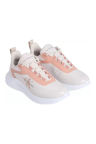 Kadın Ck Eva Runner Ripstop Sneakers - Ekru - Calvin Klein