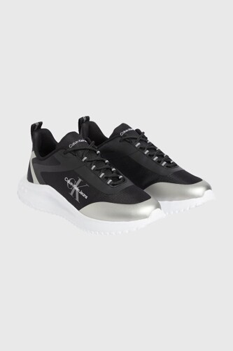 Kadın Ck Eva Runner Sneaker - Siyah - Calvin Klein