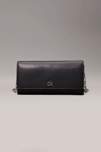 Kadın CK Günlük Çapraz Cüzdan Çanta - Siyah - Calvin Klein