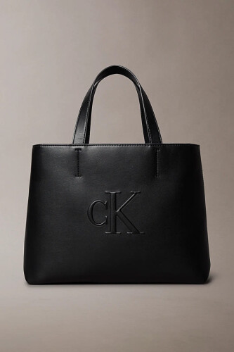 Kadın Ck Mini Tote Çanta - Siyah - Calvin Klein