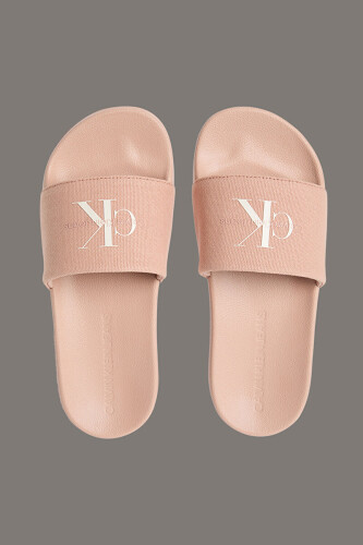 Kadın Ck Monogram Terlik - Pembe - Calvin Klein