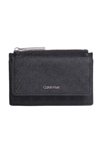 Kadın Ck Must Fermuarlı Kartlık - Siyah - Calvin Klein