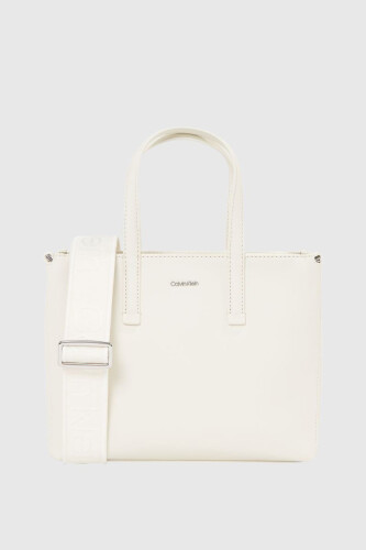 Kadın Ck Must Small Tote El Çantası - Krem - Calvin Klein