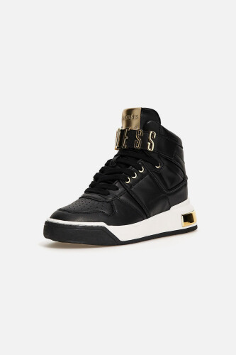 Kadın Corten Yüksek Sneaker-Siyah - Guess