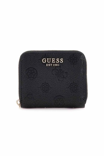 Kadın Cresidia Fermuarlı Logolu Cüzdan - Siyah - Guess