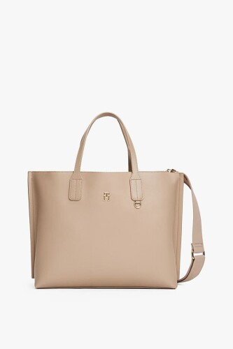 Kadın Distinct Satchel Çanta - Açık Kahverengi - Tommy Hilfiger