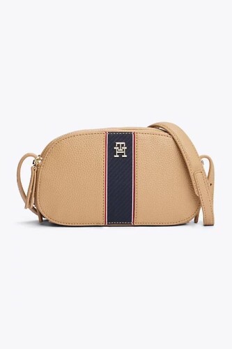 Kadın Dokulu Kamera Çantası - Bej - Tommy Hilfiger