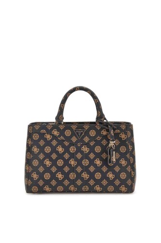 Kadın Dorys Luxury Satchel El Çantası - Koyu Kahve - Guess