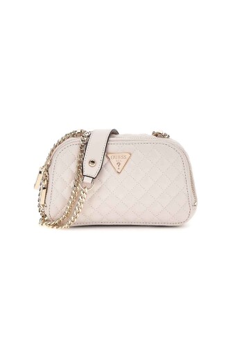 Kadın Eco Rianee Mini Çapraz Çanta - Krem - Guess