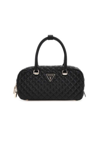 Kadın Eco Rianee Satchel El Çantası - Siyah - Guess