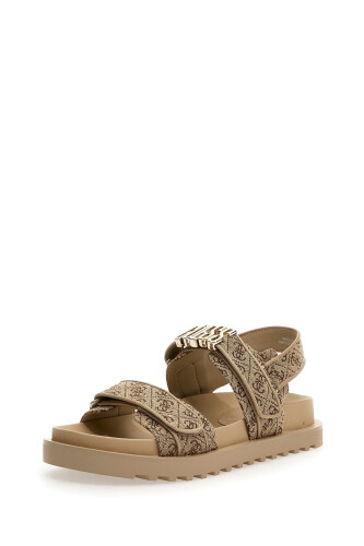 Kadın Fabelis2 Casual Sandalet - Kahve - Guess