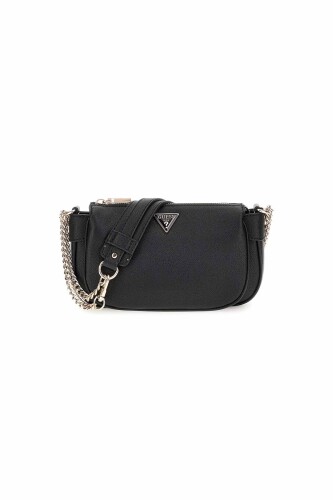 Kadın Fedora Shoulder Bag Omuz Çantası - Siyah - Guess