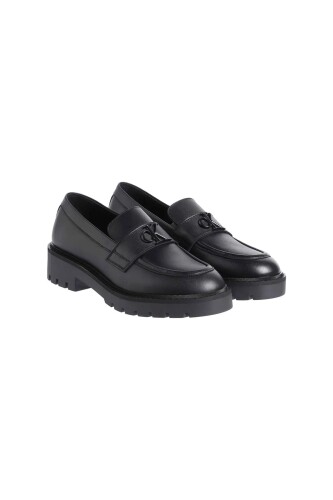 Kadın FLATFORM HW MG LTH Derss Shoes - Siyah - Calvin Klein