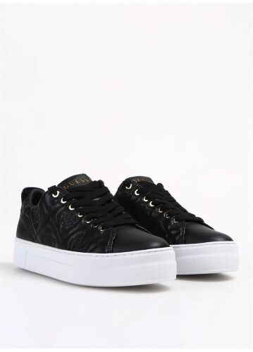 Kadın Gianele 4G Şakayık Logolu Sneaker - Siyah - Guess
