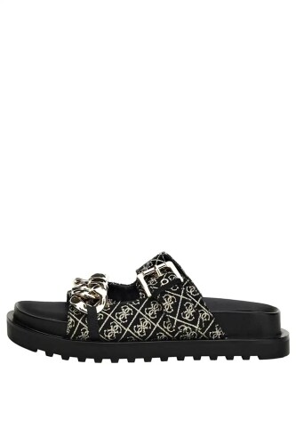 Kadın Guess FL6FATFAL03 Terlik - Siyah - Guess