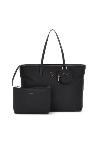 Kadın İç Çantalı Tote Çanta - Siyah - Guess