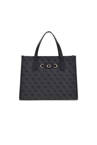 Kadın IZZY 2 Comp Tote Bag El Çantası - Siyah - Guess