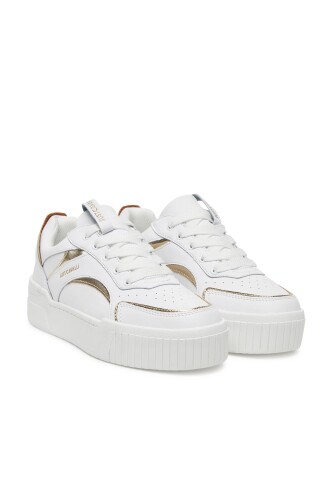 Kadın Jc Sneaker - Beyaz/Altın - Just Cavalli
