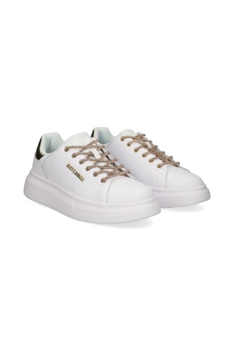 Kadın Jc Sneaker - Beyaz/Altın - Just Cavalli