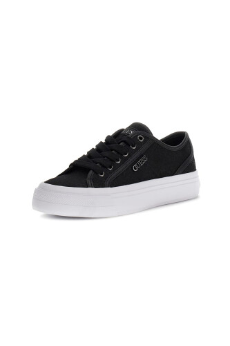 Kadın Jelexa9 Monogram Desenli Platform Sneaker - Siyah - Guess