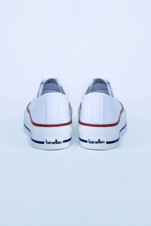Kadın Kalın Topuk Spor Ayakkabı BN-30935-Beyaz