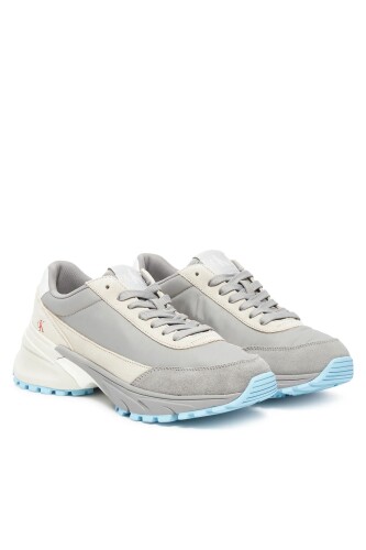 Kadın Karışık Materyalli Hiker Runner Sneaker - Gri - Calvin Klein