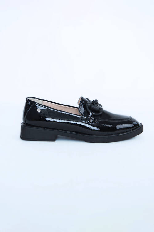 Kadın Klasik Ayakkabı Z24208-Siyah Rugan