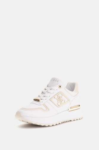 Kadın Koyaa 4G Peony Logo Running Sneaker - Krem - Guess
