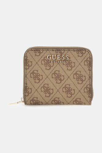 Kadın Laurel Logolu Mini Cüzdan - Açık Kahverengi - Guess