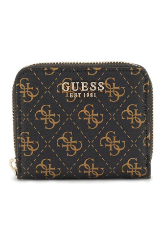 Kadın LAUREL SLG Fermuarlı Cüzdan - Kahve - Guess