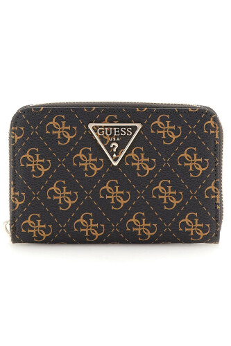 Kadın LAUREL SLG Fermuarlı Cüzdan - Kahve - Guess