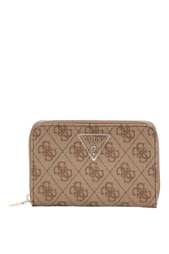 Kadın Laurel Slg Medium Cüzdan - Açık Kahverengi - Guess