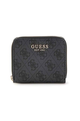Kadın Laurel Slg Small Fermuarlı Cüzdan - Siyah - Guess