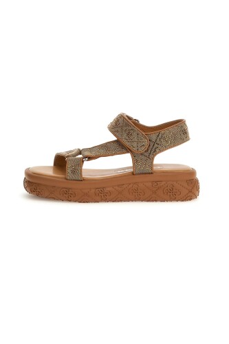 Kadın Lode2 Casual Sandalet - Kahve - Guess